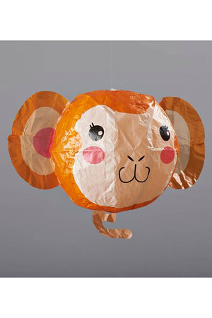 Japanese Paper Balloon Monkey Card