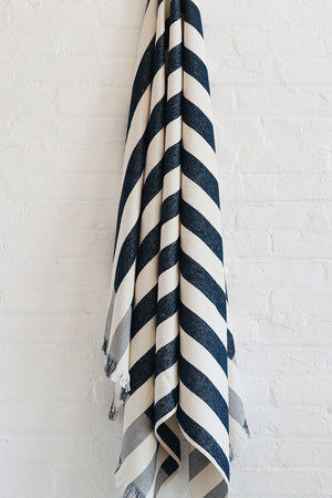 BEMBIEN Plage Towel Navy Stripe