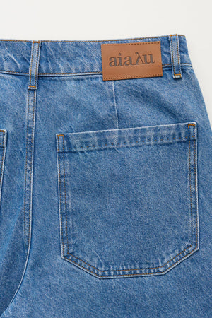 AIAYU Carlo Midwaist Wide Clear Blue