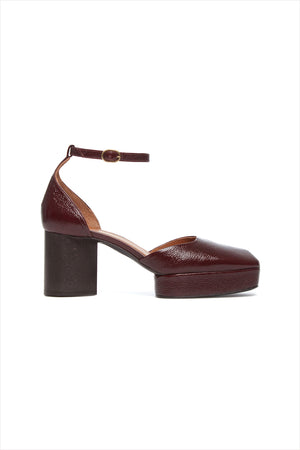 Coclico Tower Crinkled Patent Cordovan Black