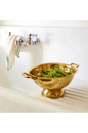 Brass Peace Colander