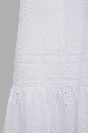 Loretta Caponi Populonia Dress Sangallo Mix