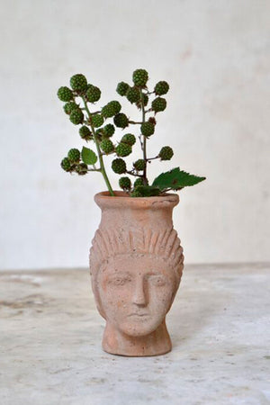 Deborah 6.25" Terracotta Vase