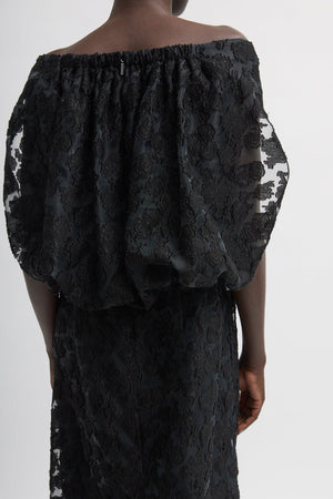 Tibi Fil Coupe Camille Dress Black