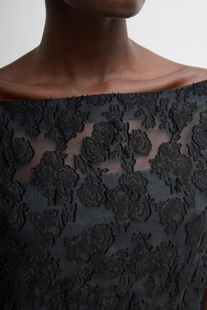 Tibi Fil Coupe Camille Dress Black