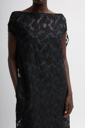 Tibi Fil Coupe Camille Dress Black