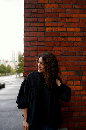 Vanessa Bruno Dahlia Top Noir