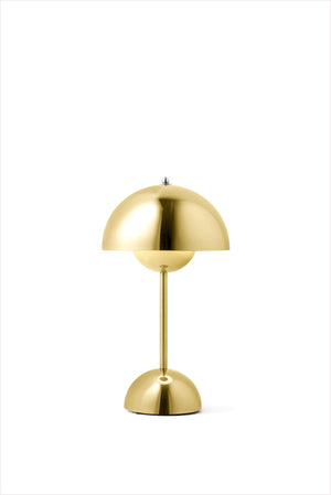 Flowerpot VP9 Rechargeable Table Lamp Brass