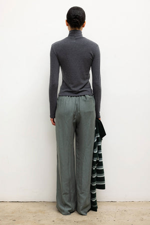 Leset Lauren Long Sleeve Turtleneck Charcoal