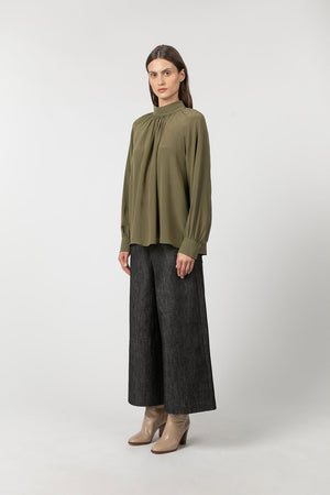 Indress Adam Blouse Khaki