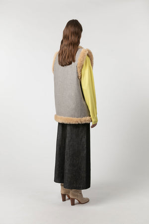 Indress Paul Vest Beige Natural