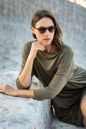 Eva Masaki Mouse Sunglasses Avocado