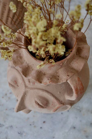 Le Siffleur 9" Terracotta Vase