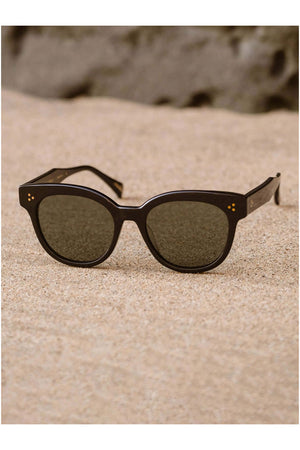 Nikol Sunglasses Recycled Black Green Polarized