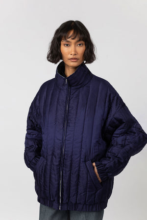 Indress Elbe Reversible Padded Jacket Ink Slate