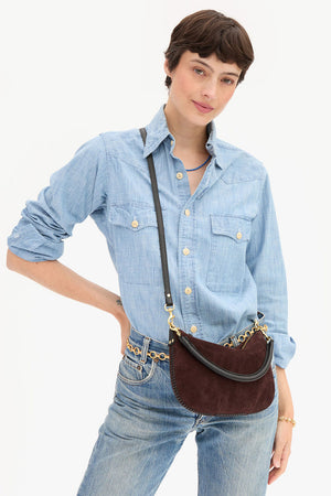 Clare V Petit Moyen Messenger Truffle