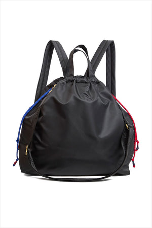 Clare V Sac Tout Back Pack Recycled Nylon Twill Black