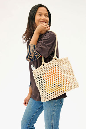 Clare V Sandy Tote Natural
