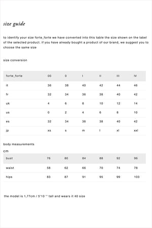 forte_forte Shiny Jersey Coulotte Noir
