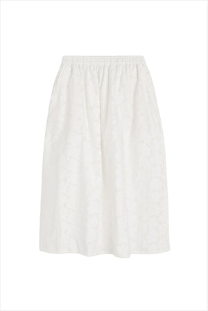 AIAYU Skirt Laceflower White