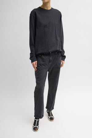 Tibi Mou Denim Clift Jean Black