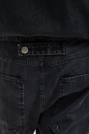 Tibi Mou Denim Clift Jean Black