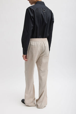 Tibi Wool Scottie Jogger Oat Melange