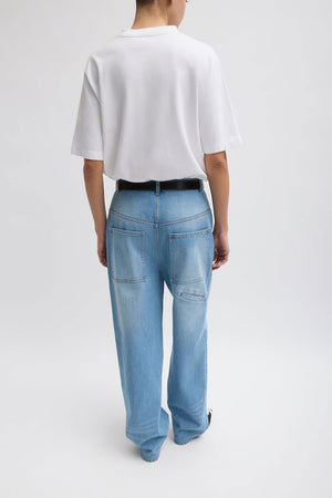 Tibi Dennis Jean Vintage Blue Wash Denim