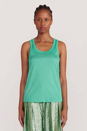 Indress Cacao Cotton Tank Top Turquoise