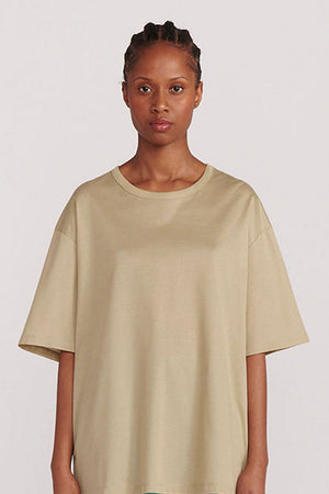 Indress Kumquat Cotton Tee Shirt Beige