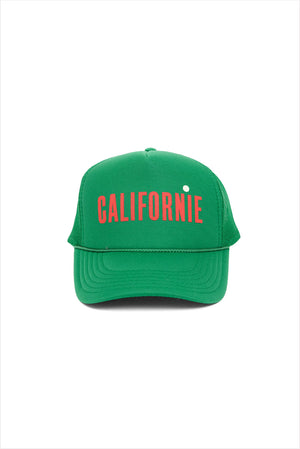 Clare V Californie Trucker Hat Green