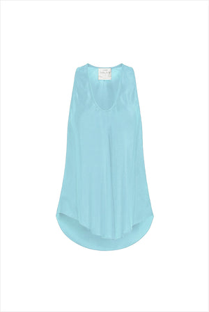 forte_forte Habotai Silk Essential Top Acqua