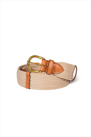Jerome Dreyfuss Ceinture Sangle Belt Naturelle & Chene