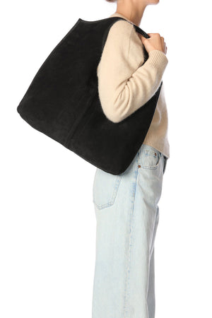 Jerome Dreyfuss Paco Split Suede Noir