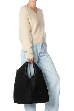 Jerome Dreyfuss Paco Split Suede Noir