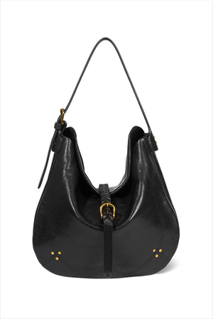 Jerome Dreyfuss Luis Goatskin Noir Graine