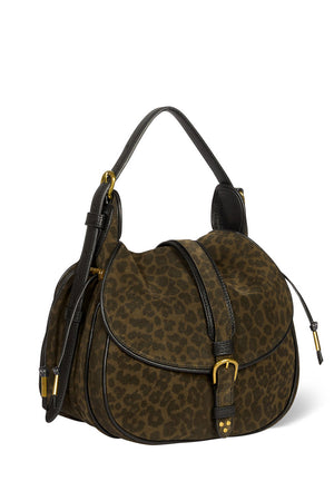 Jerome Dreyfuss Gildas Imprime Leopard Kaki
