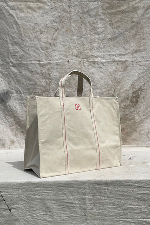 Heavy Duty Red Stitch Canvas Tote Bag 36
