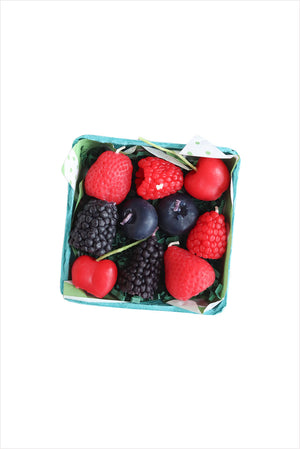 Beeswax Mixed Berry Birthday Candles - 10 Pack