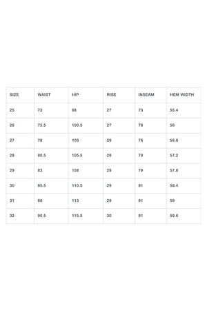 Tanaka Boy Jean Trouser Vintage Mid Blue