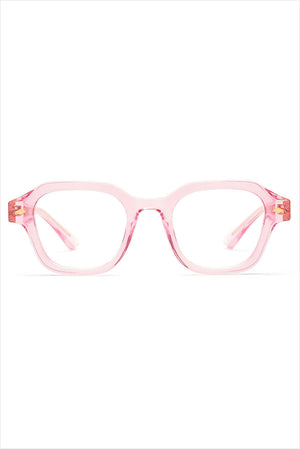 Kincaid Reading Glasses Polished Clear Pink