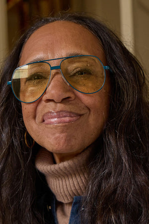 Montoya Reading Glasses Polished Blue Light Yellow