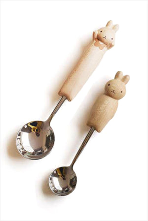 Hand-Carved Bunny Spoon