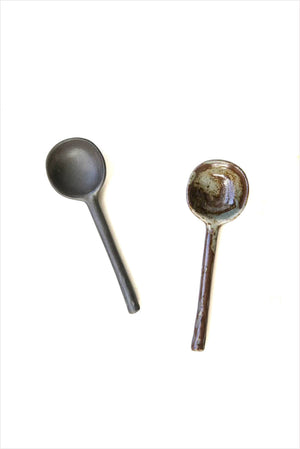 Dark Ceramic Spoon
