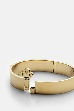 Key Lock Bangle Gold