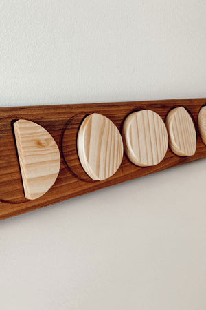 Lion + Lamb Wooden Moon Phase Puzzle