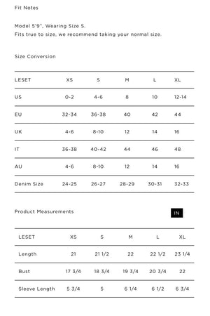 Leset Margo Short Sleeve Tee White