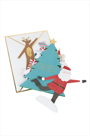 Festive Honeycomb Tree Card