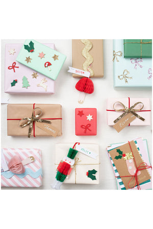 Glitter Bow Gift Tag Set