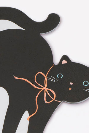 Halloween Cat Shaped Napkins